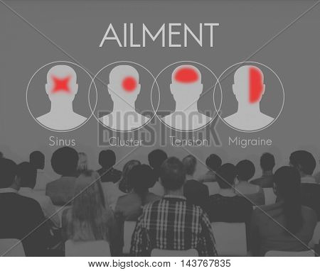Headache Symptom Migraine Tension Cluster Concept