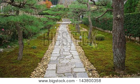 Serenity Footpath Of Enkoji Temple, Kyoto