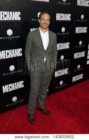 LOS ANGELES - AUG 22:  Tony Mosher at the "Mechanic: Resurrection" Premiere at the ArcLight Hollywood on August 22, 2016 in Los Angeles, CA