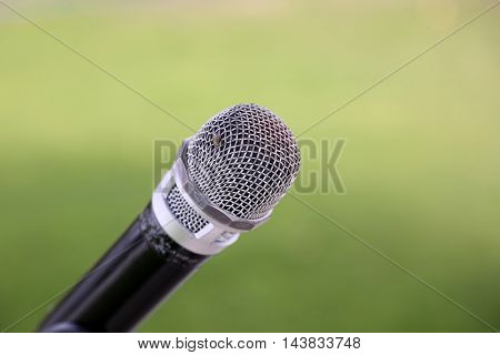 microphone with a house fly sitting on it
