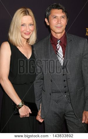 LOS ANGELES - AUG 22:  Yvonne Boismier Phillips, Lou DIamond Phillips at the Television Academy's Performers Peer Group Celebration at the Montage Hotel on August 22, 2016 in Beverly Hills, CA