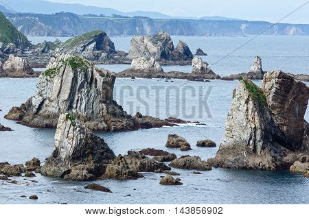 Rocks Near Silencio Beach (spain).