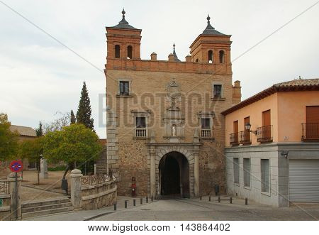 The city gate Puerta del Cambronne in Toledo