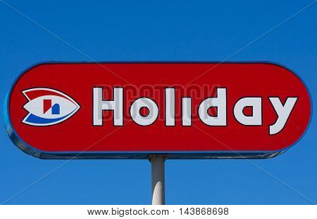 Holiday Station Store Sign And Logo