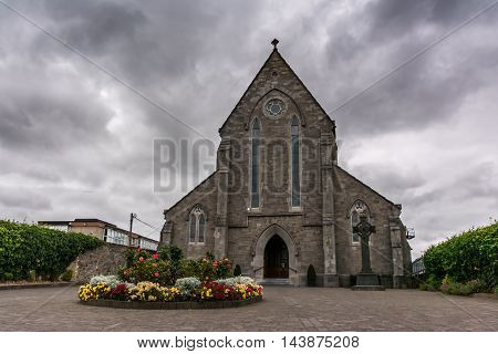 St. Patrick's Church Celbridge Ireland Dark Grey Dramatic Weather