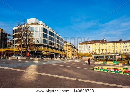 Piazzale Valdo Fusi In Turin (hdr)