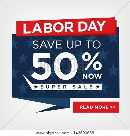 Labor Day Super Sale Sign