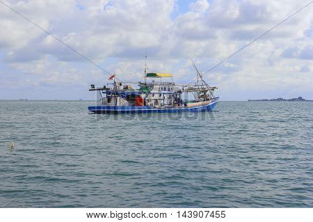 Indonesian Bugis traditional boat. a vessel capable of architecture around the world