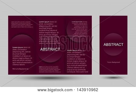 Strict simple design templates collection for banners, flyers, placards and posters. Vector