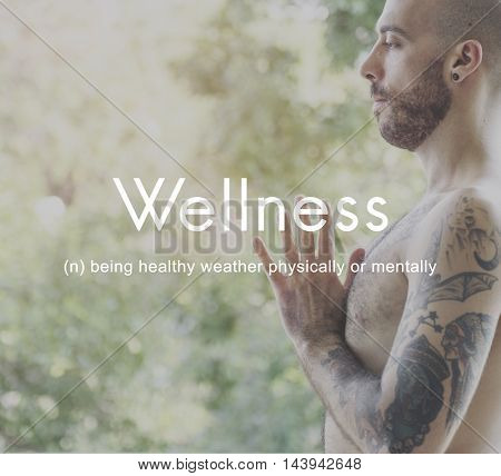 Salubrious Wellness Healthy Fitness Strong Powerful Concept