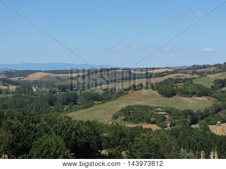 Chiantishire Hills Landscape