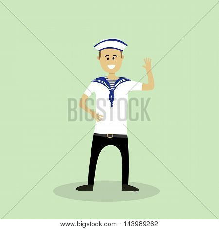 Sailor Man. Vector Illustration
