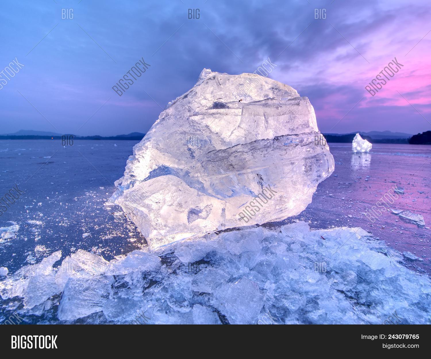 Detail View Into Ice Image & Photo (Free Trial) | Bigstock