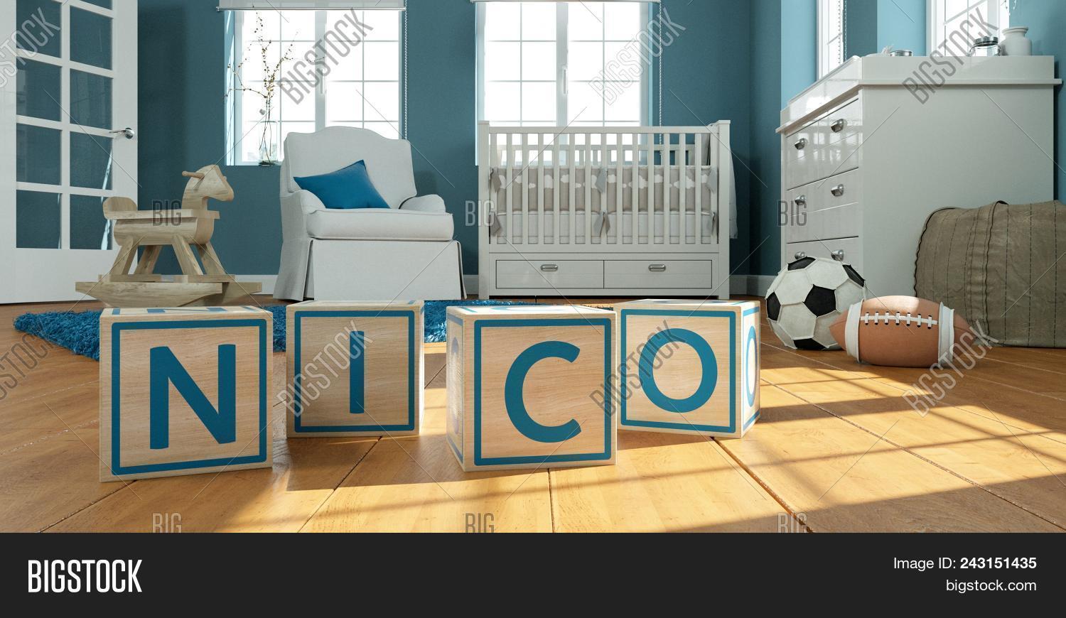 Name Nico Written Image & Photo (Free Trial) Bigstock