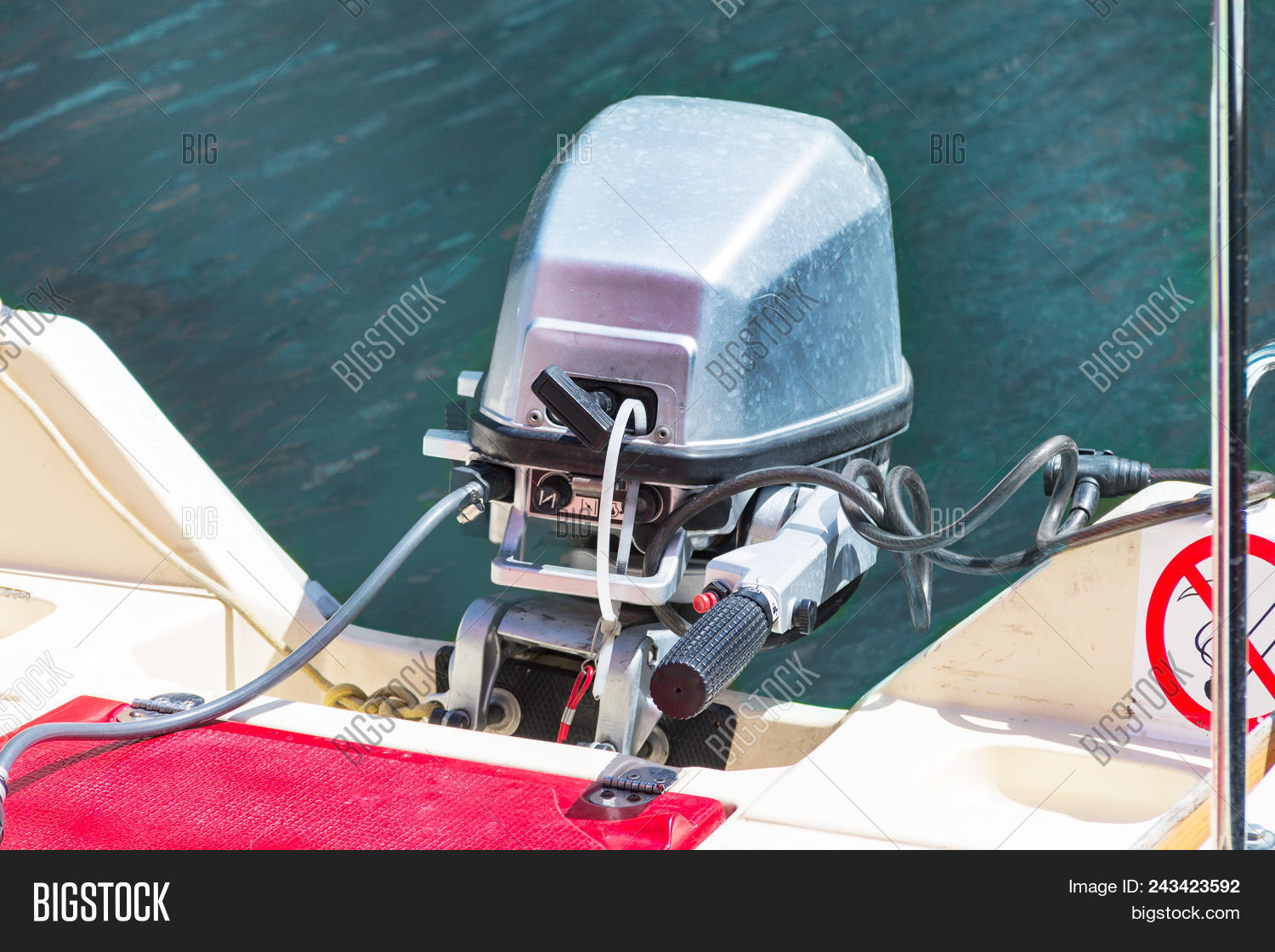 Boat Motor, Water Image & Photo (Free Trial) Bigstock