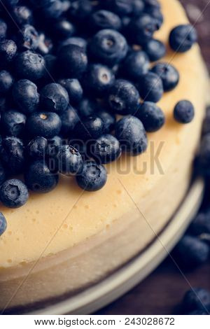 Fresh berry cheescake food photography recipe idea