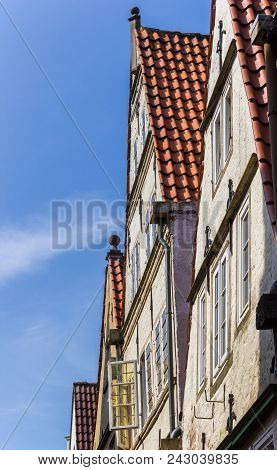 Colorful Facades In The Schnoor District Of Bremen, Germany