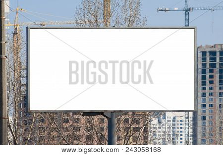 Old Blank Horizontal Billboard