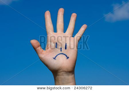 Palm umano con Pattern di dolore
