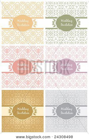 Decorative Pattern And Frame Template Second Set