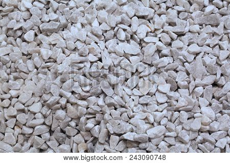 Background Of Many White Pebbles Ideal For Writing Personalized Text