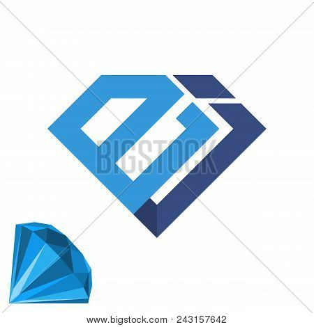 Icon Initial Logo For Jewelry Business, With Combination Of Initial Letter E & J