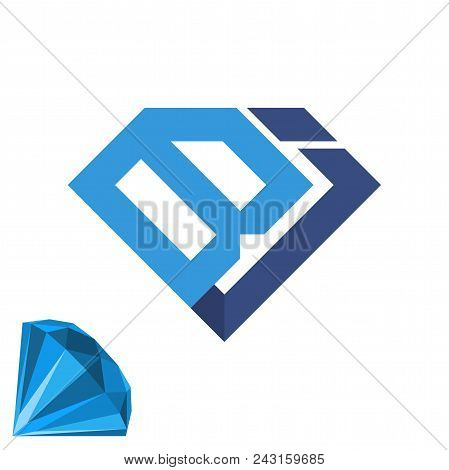 Icon Initial Logo For Jewelry Business, With Combination Of Initial Letter B & J