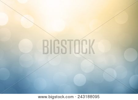Abstract Colorful Background With Bokeh Light Effect