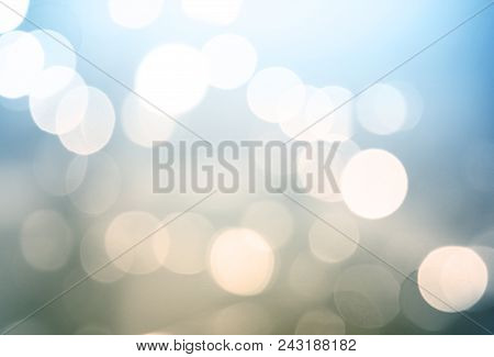 Abstract Colorful Background With Bokeh Light Effect