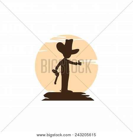 Marshall Sheriff Silhouette Vector Art Logo Illustration
