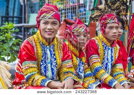 Manila , Philippines - April 27 :participants In The Aliwan Fiesta In Manila Philippines On April 27