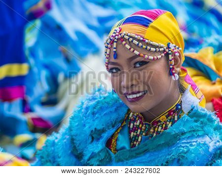 Manila , Philippines - April 27 :participant In The Aliwan Fiesta In Manila Philippines On April 27 