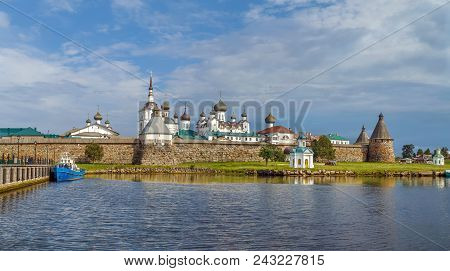 Solovetsky Monastery Is A Fortified Monastery Located On The Solovetsky Islands In The White Sea, Ru