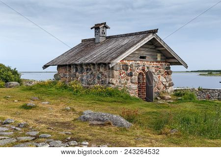 Stone Kitchen From The 16th Century On Big Zayatsky Island, Russia