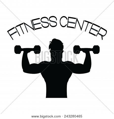 Abstract Firtness Center Icon On A White Background