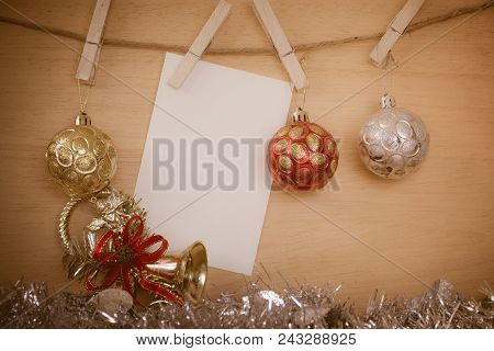 Merry Christmas And Happy New Year Background