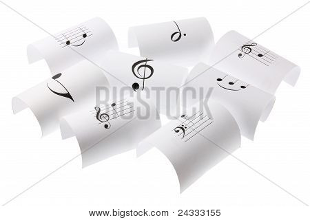 Музыкальные ноты