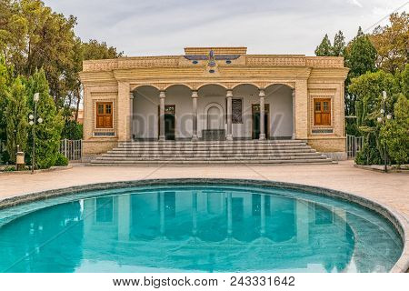 Yazd, Iran - May 5, 2015: Beautiful Architecture Of The Fire Temple Atash Behram In Old City.
