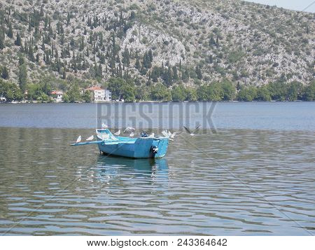 Lake Of Kastoria Macedonia Greece