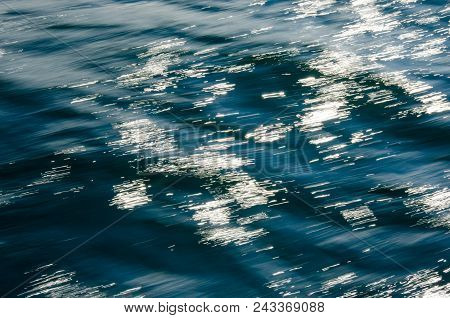 Water Waves For Nature Backgrounds With White Strokes