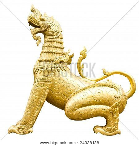La estatua del León de Gloden