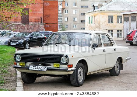 Ufa, Russia - April 24, 2012: Motor Car Gaz 2410 Volga In The City Street.