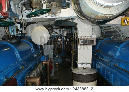 Engine Room Of The Uss Torsk, Baltimore, Md, June 25, 2005