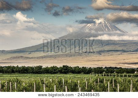Mount Ararat In A Landscape Of Armenia