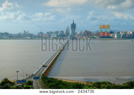 Vista della città di Macau