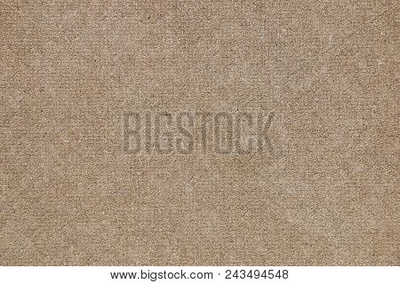 Brown Concrete Floor Texture With Small Dash Pattern. Close-up Of Speckled Grunge Background
