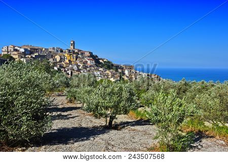 The Village Of Badolato, Calabria, Italy