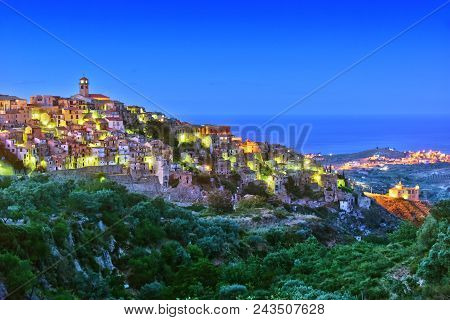 The Village Of Badolato In The Province Of Catanzaro, Italy