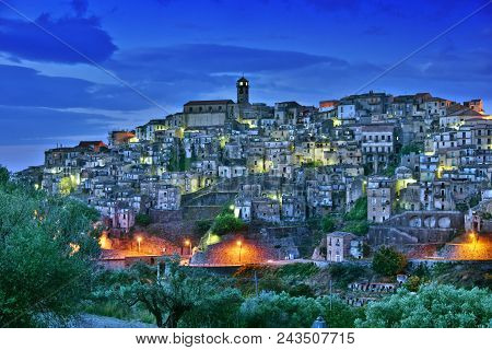 The Village Of Badolato, Calabria, Italy