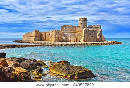 The Castle In The Isola Di Capo Rizzuto, Calabria, Italy